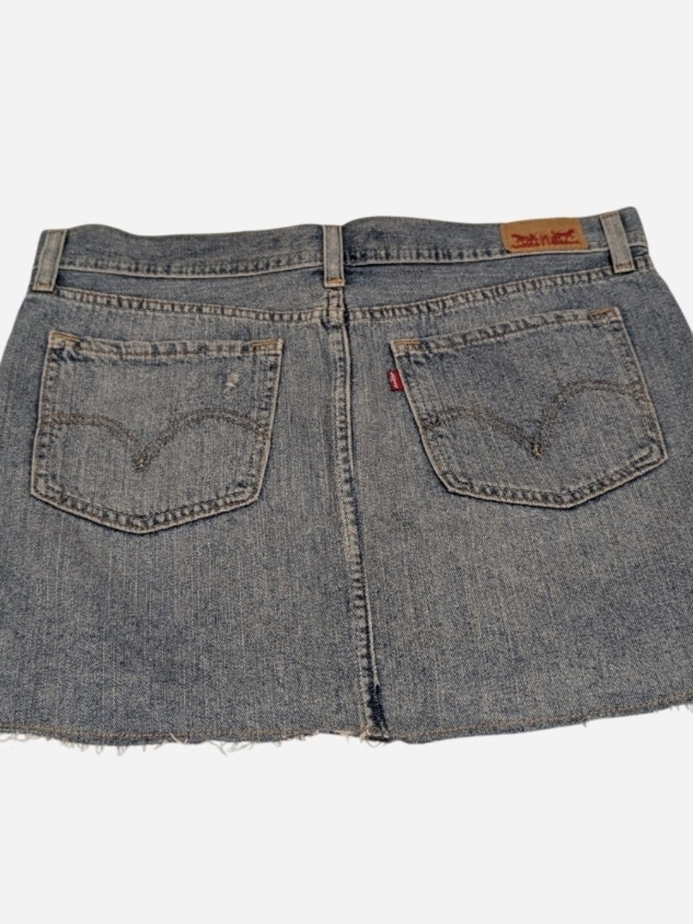 Vintage Levi's light blue denim skirt with contrast stitching - Picture 2 of 8